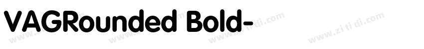 VAGRounded Bold字体转换